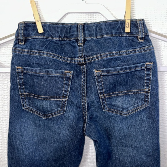 CHILDRENS PLACE Super Skinny Dark Wash Denim Girls Jeans Size 7 - Picture 5 of 6